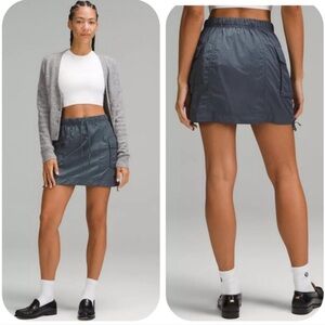 NWT Lululemon Nylon Cargo Mini Skirt